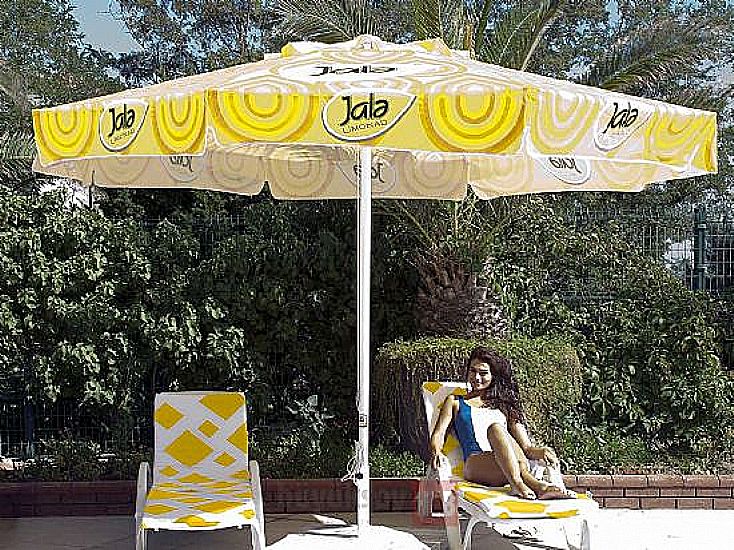 Castle Round Rope Parasol | HEB Parasol, Gazebo, Flag