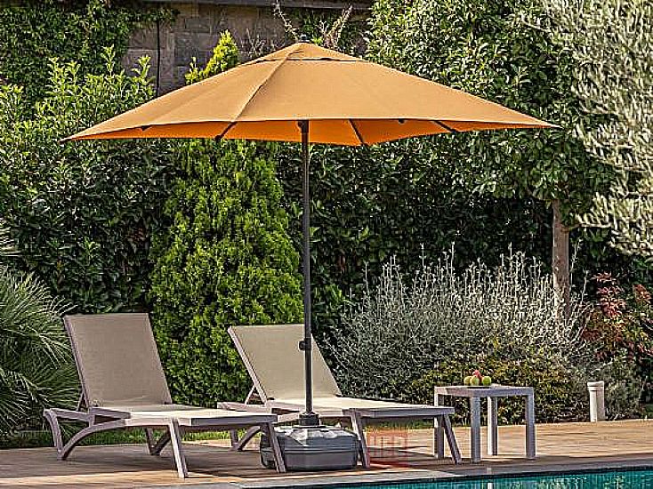 Alubrella Parasol | HEB Parasol, Gazebo, Flag