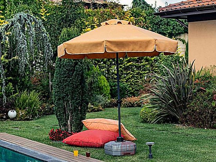 Alubrella Parasol | HEB Parasol, Gazebo, Flag