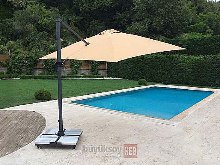 Ibiza Side Body Umbrella | HEB Parasol, Gazebo, Flag