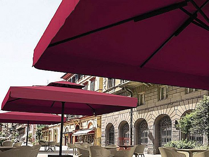 Queen Crank Telescopic System Parasol | HEB Parasol, Gazebo, Flag