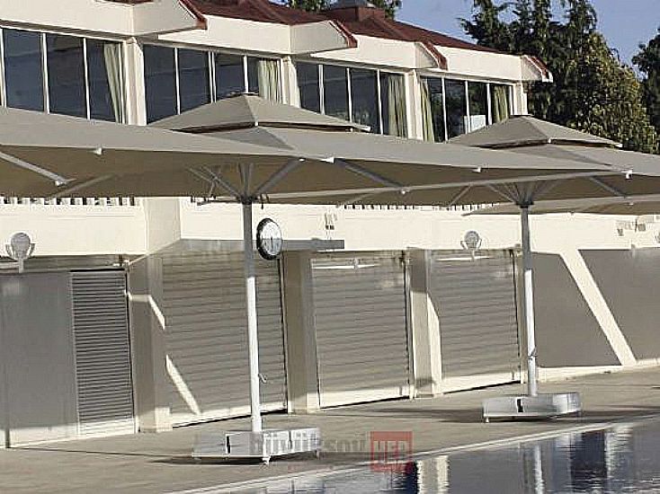 Queen Crank Telescopic System Parasol | HEB Parasol, Gazebo, Flag