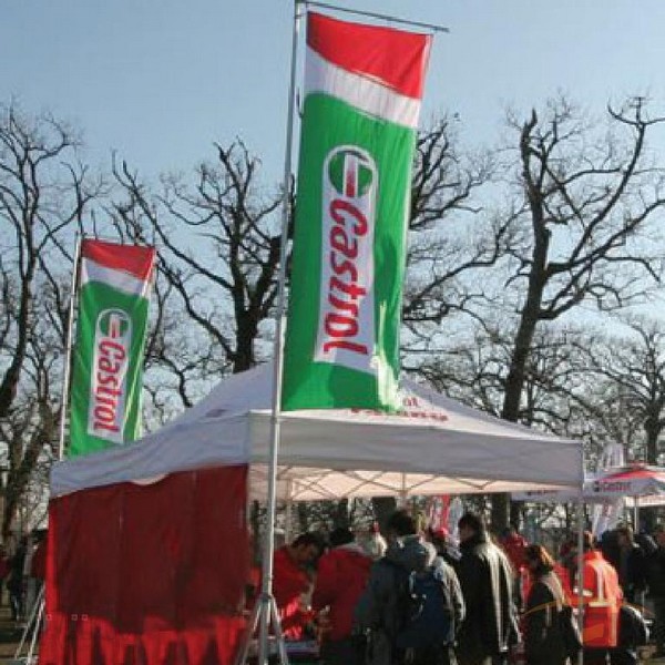  | Castrol | HEB Parasol, Gazebo, Flag