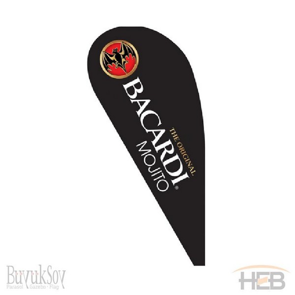  | Bacardi | HEB Parasol, Gazebo, Flag