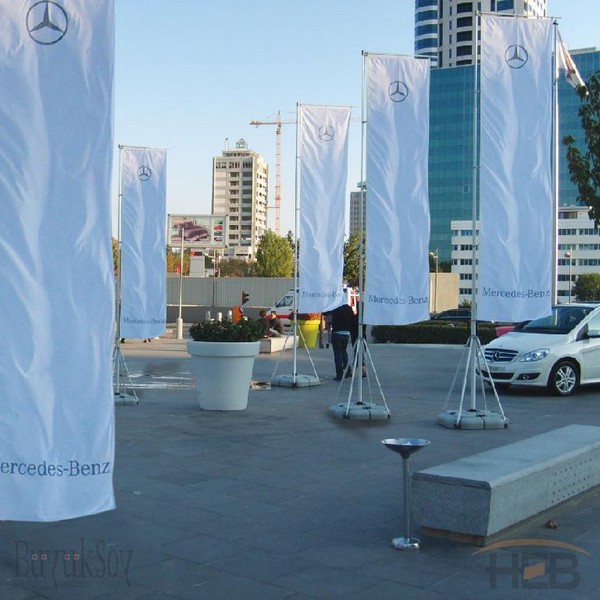  | Mercedes Benz | HEB Parasol, Gazebo, Flag