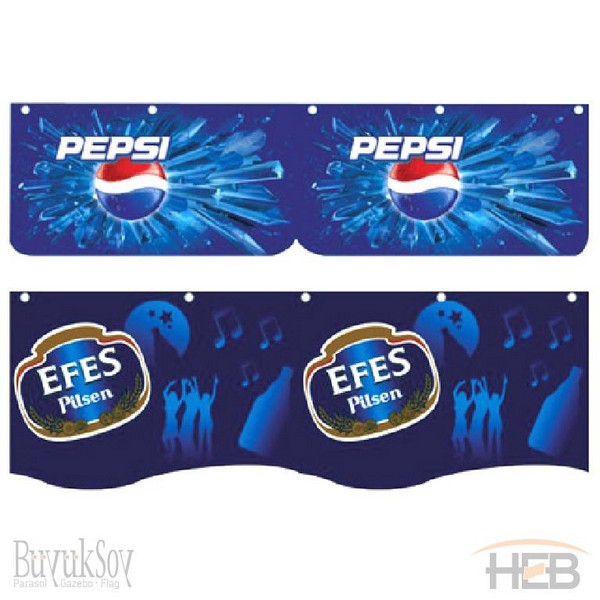  | Pepsi | HEB Parasol, Gazebo, Flag