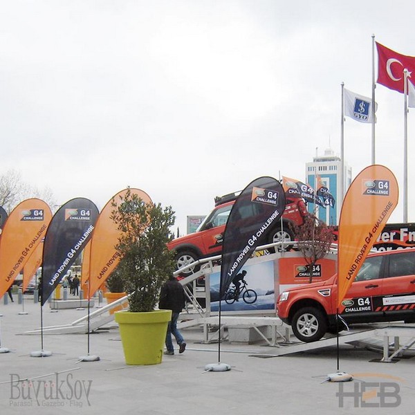 Flying Banner | HEB Parasol, Gazebo, Flag